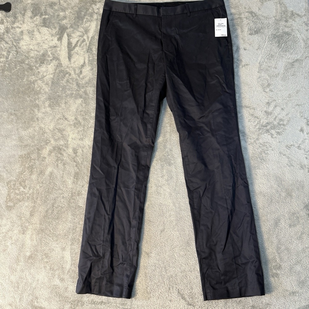 Bonobos Stretch Weekday Warriors Dress Pants Mens 35x32 Black Slim NWT